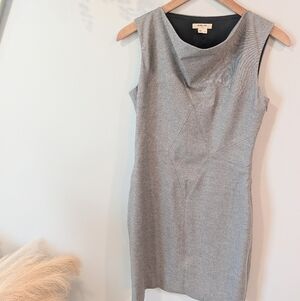 Helmut Lang Charcoal Midi Dress Size 4